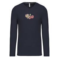 T-shirt col V manches longues de marque Kariban Vignette