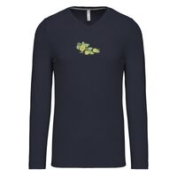 T-shirt col V manches longues de marque Kariban Vignette