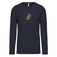 T-shirt col V manches longues de marque Kariban Vignette