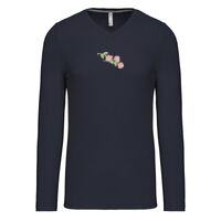 T-shirt col V manches longues de marque Kariban Vignette