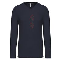 T-shirt col V manches longues de marque Kariban Vignette