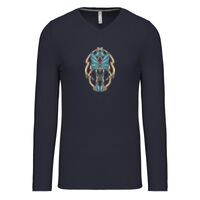 T-shirt col V manches longues de marque Kariban Vignette