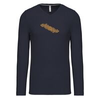 T-shirt col V manches longues de marque Kariban Vignette