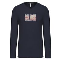 T-shirt col V manches longues de marque Kariban Vignette