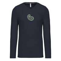 T-shirt col V manches longues de marque Kariban Vignette