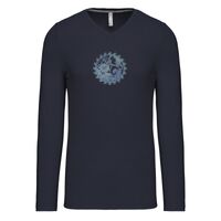 T-shirt col V manches longues de marque Kariban Vignette