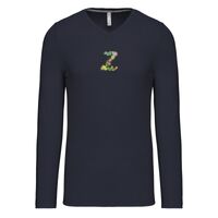 T-shirt col V manches longues de marque Kariban Vignette