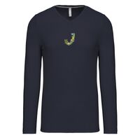 T-shirt col V manches longues de marque Kariban Vignette