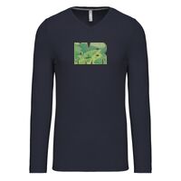 T-shirt col V manches longues de marque Kariban Vignette