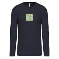 T-shirt col V manches longues de marque Kariban Vignette