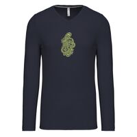 T-shirt col V manches longues de marque Kariban Vignette