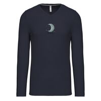 T-shirt col V manches longues de marque Kariban Vignette