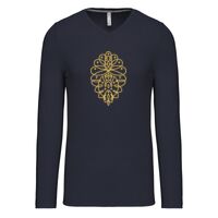 T-shirt col V manches longues de marque Kariban Vignette
