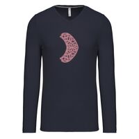 T-shirt col V manches longues de marque Kariban Vignette