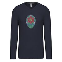 T-shirt col V manches longues de marque Kariban Vignette