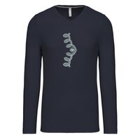 T-shirt col V manches longues de marque Kariban Vignette