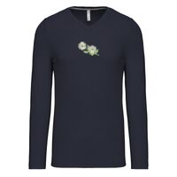 T-shirt col V manches longues de marque Kariban Vignette
