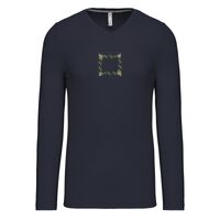 T-shirt col V manches longues de marque Kariban Vignette
