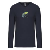 T-shirt col V manches longues de marque Kariban Vignette