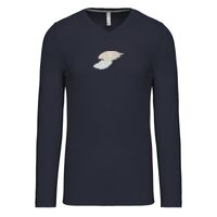 T-shirt col V manches longues de marque Kariban Vignette