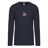 T-shirt col V manches longues de marque Kariban Vignette