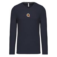 T-shirt col V manches longues de marque Kariban Vignette