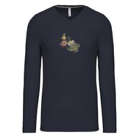 T-shirt col V manches longues de marque Kariban Vignette