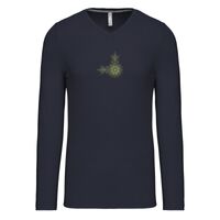 T-shirt col V manches longues de marque Kariban Vignette