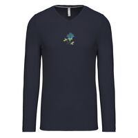 T-shirt col V manches longues de marque Kariban Vignette