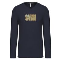 T-shirt col V manches longues de marque Kariban Vignette