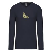 T-shirt col V manches longues de marque Kariban Vignette