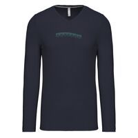 T-shirt col V manches longues de marque Kariban Vignette