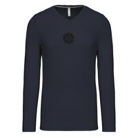 T-shirt col V manches longues de marque Kariban Vignette