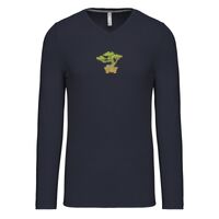 T-shirt col V manches longues de marque Kariban Vignette