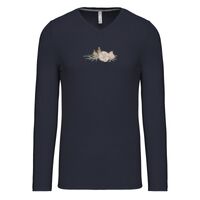 T-shirt col V manches longues de marque Kariban Vignette