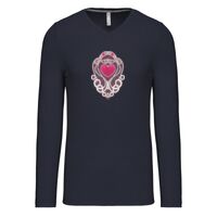 T-shirt col V manches longues de marque Kariban Vignette