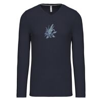 T-shirt col V manches longues de marque Kariban Vignette