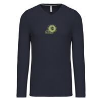 T-shirt col V manches longues de marque Kariban Vignette