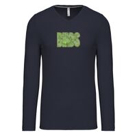 T-shirt col V manches longues de marque Kariban Vignette