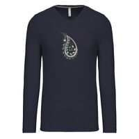 T-shirt col V manches longues de marque Kariban Vignette