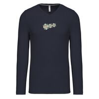 T-shirt col V manches longues de marque Kariban Vignette