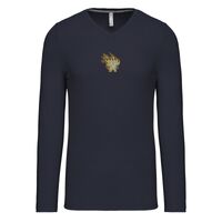 T-shirt col V manches longues de marque Kariban Vignette