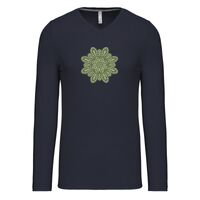 T-shirt col V manches longues de marque Kariban Vignette