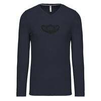T-shirt col V manches longues de marque Kariban Vignette