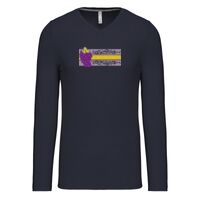 T-shirt col V manches longues de marque Kariban Vignette