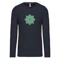 T-shirt col V manches longues de marque Kariban Vignette