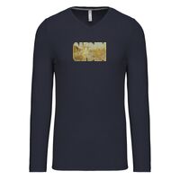 T-shirt col V manches longues de marque Kariban Vignette