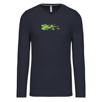 T-shirt col V manches longues de marque Kariban Vignette