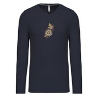 T-shirt col V manches longues de marque Kariban Vignette