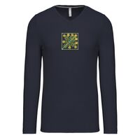 T-shirt col V manches longues de marque Kariban Vignette